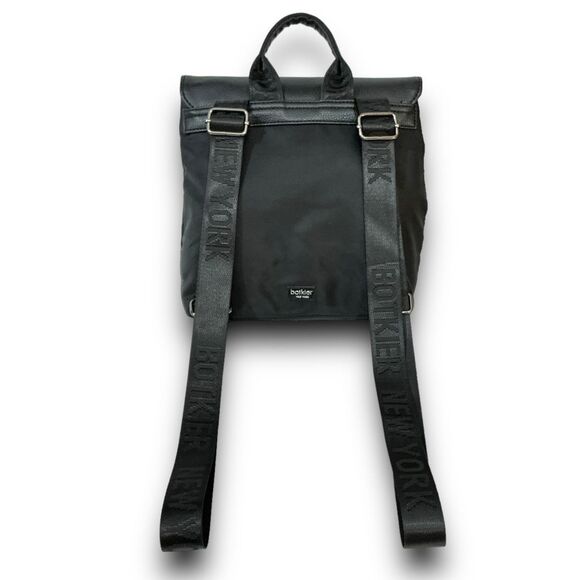 Botkier New York Nylon & Imitation Pebbled Leather Trim Trigger Mini Backpack - Picture 11 of 11